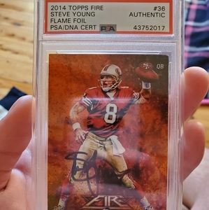 PSA CERT STEVE YOUNG AUTOGRAPH